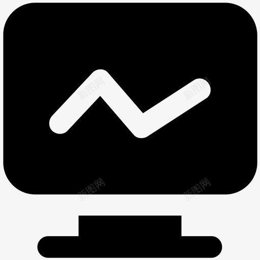 投影屏幕电子产品加粗实心图标svg_新图网 https://ixintu.com 投影屏幕 电子产品加粗实心图标