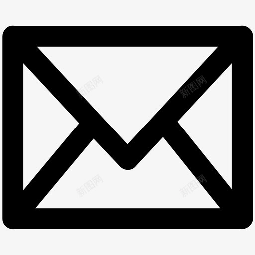 电子邮件和开发粗体线图标svg_新图网 https://ixintu.com 电子邮件 设计和开发粗体线图标