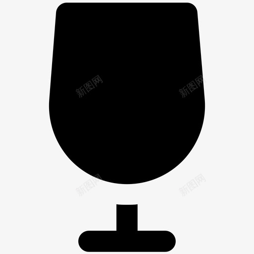 玻璃酒店和餐厅醒目的实心图标svg_新图网 https://ixintu.com 玻璃 酒店和餐厅醒目的实心图标