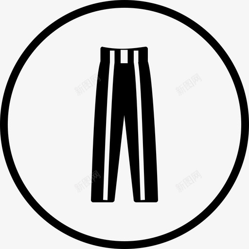 采购产品裤子士力裤休闲裤图标svg_新图网 https://ixintu.com 休闲裤 全套 士力裤 布料 时装 牛仔裤 睡衣 衣服 裤子 采购产品裤子