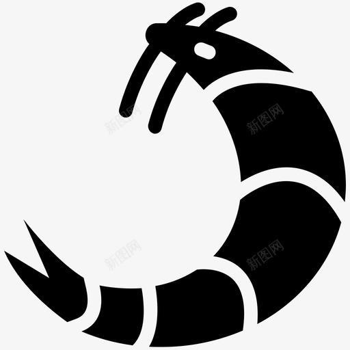 虾螃蟹小龙虾图标svg_新图网 https://ixintu.com 健康饮食 小龙虾 海鲜 虾 螃蟹 贝壳鱼 食物 食物酷载体图标 龙虾
