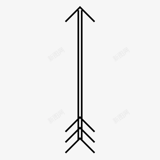 箭弓方向图标svg_新图网 https://ixintu.com 射 弓 指引 方向 点 直 箭 线 靶