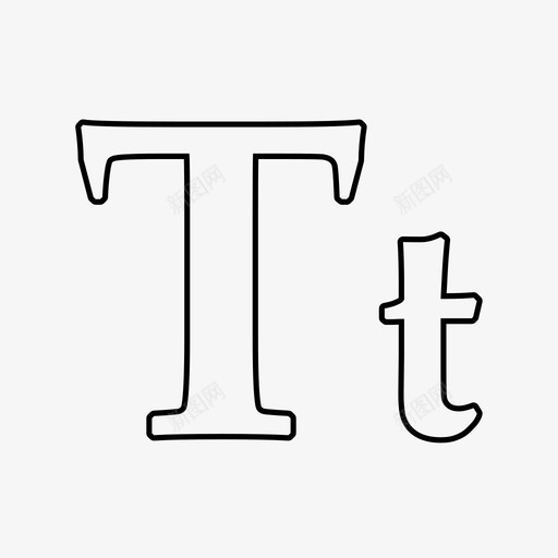 普通文本类型大小图标svg_新图网 https://ixintu.com 大小 字体 字母 字母表 文本设计 新罗马 普通文本 格式 类型 编辑