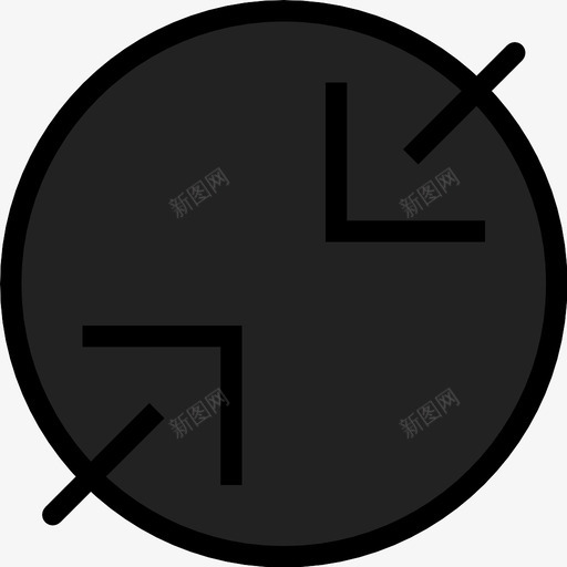 压缩加压定向图标svg_新图网 https://ixintu.com 加压 压缩 定向 折叠 按钮 方向 用餐区 移动 箭头
