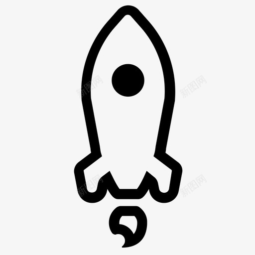 火箭鱼雷航天器图标svg_新图网 https://ixintu.com 上传 发射 太空船 宇航员 导弹 快速 投射物 推进式 火箭 航天器 鱼雷