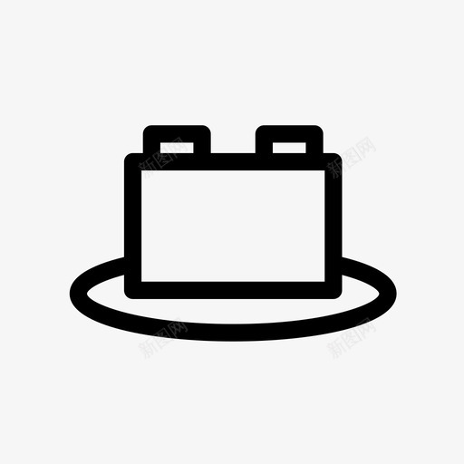 积木盒子砖块图标svg_新图网 https://ixintu.com 乐高 柔性 盒子 砖块 积木 线条图标用户界面