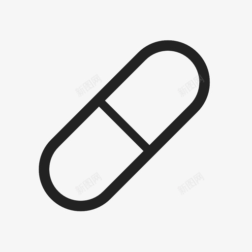 药丸吞咽药物图标svg_新图网 https://ixintu.com 健康 医院 吞咽 咀嚼 护理 标签 药丸 药物