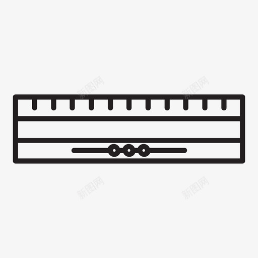 直尺卷尺量尺图标svg_新图网 https://ixintu.com 卷尺 工具 工程师 标记 直尺 码尺 绘图员 量尺
