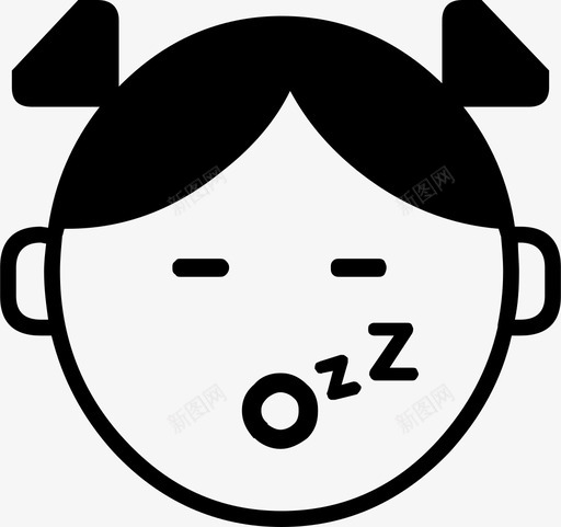 睡眠打鼾困倦图标svg_新图网 https://ixintu.com 困倦 女孩 存储 打鼾 百万像素 睡眠 瞌睡 组织者 蓝牙 螺栓