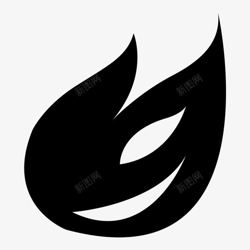 火热圣灵图标svg_新图网 https://ixintu.com 圣灵 火 火焰 火花 热
