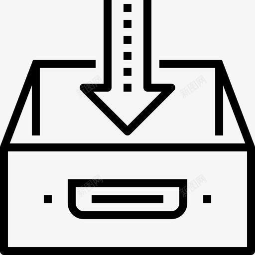 收件箱文件夹托盘项目图标svg_新图网 https://ixintu.com 下 办公室 向上 托盘 收件箱文件夹 标记 空 箭头 纸张 项目 项目管理