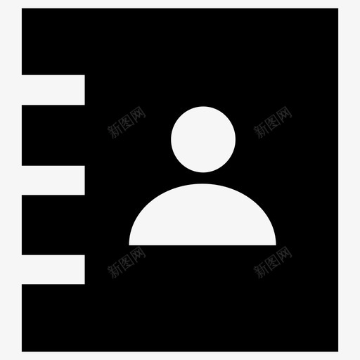 电话簿交易加粗线图标svg_新图网 https://ixintu.com 交易加粗线图标 电话簿