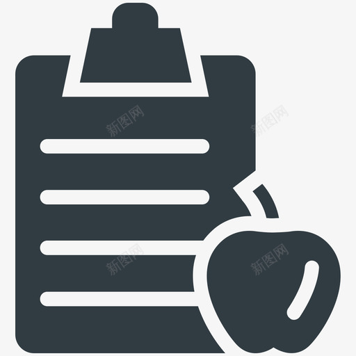 饮食图医学健康酷标图标svg_新图网 https://ixintu.com 医学健康酷矢量图标 饮食图