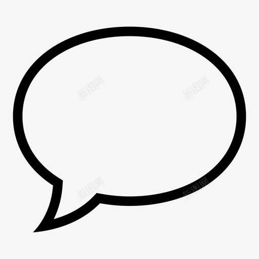 语音泡泡留言想象图标svg_新图网 https://ixintu.com 乐趣 想象 梦想 气球 留言 聊天 语音泡泡 谈话