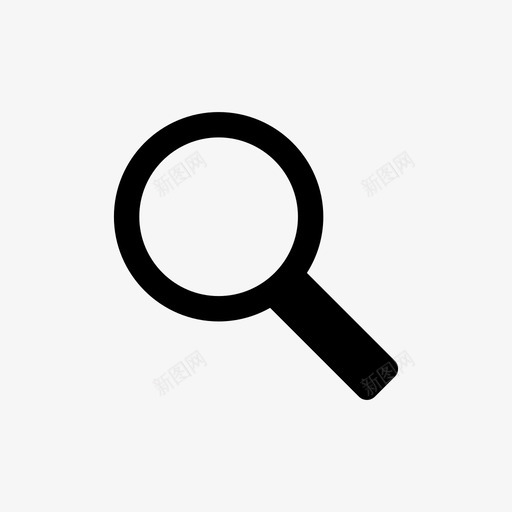 放大镜搜索扫描图标svg_新图网 https://ixintu.com 关键字 发现 扫描 搜索 放大镜 查找 细节 网上购物 观察 调查