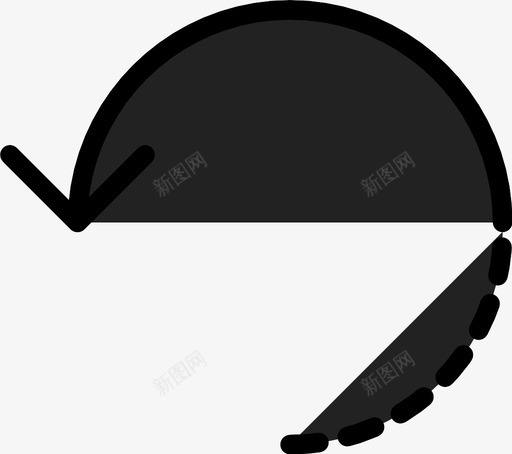 旋转旋前移动图标svg_新图网 https://ixintu.com 导向 方向 旋前 旋转 移动 箭头