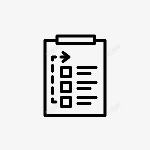 优先级排序纸张列表图标svg_新图网 https://ixintu.com 任务 优先级排序 列表 剪贴板 可用性测试 图表 检查表 索引 纸张 项目