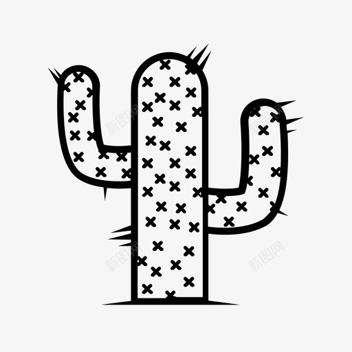 仙人掌沙漠牛奶图标svg_新图网 https://ixintu.com 仙人掌 刺 植物 沙漠 牛奶 牧场 自然 西部 贴纸