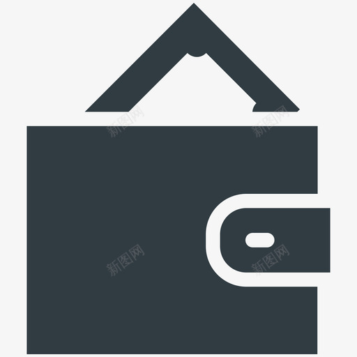 钱包时尚和衣服酷标图标svg_新图网 https://ixintu.com 时尚和衣服酷矢量图标 钱包