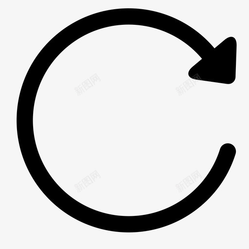 撤消参照重做图标svg_新图网 https://ixintu.com 单击 参照 后退 向左箭头 平滑填充操作 撤消 操作 转到 重做 重新加载