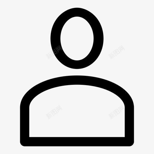 用户成人头像图标svg_新图网 https://ixintu.com 人 头像 密码 成人 某人 用户 粗体