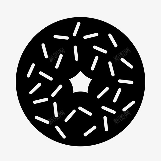 甜甜圈招待甜甜图标svg_新图网 https://ixintu.com 填充 快速 招待 温暖 甜甜 甜甜圈 糖 食物 饥饿