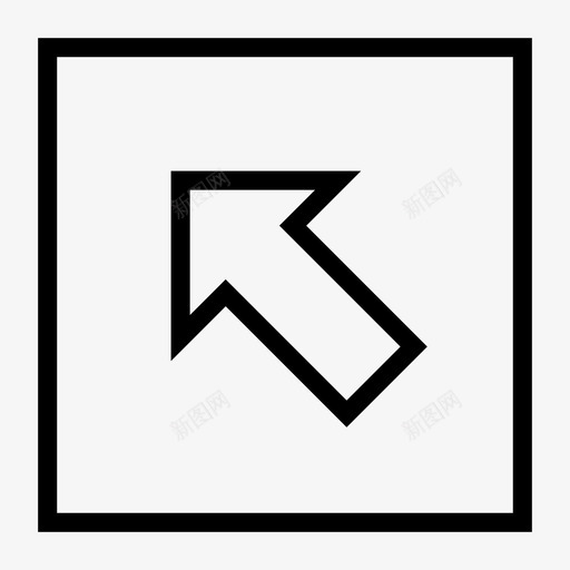 左上箭头胶带图形图标svg_新图网 https://ixintu.com 动物 向上 图形 左上箭头 方向 编织 胶带 装订 角箭头
