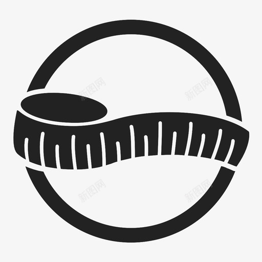 卷尺寸尺码尺图标svg_新图网 https://ixintu.com bmi 卷尺 寸尺 直尺 码尺 脂肪 运动量 量尺 长度记录仪