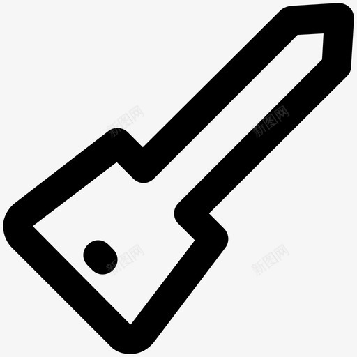 键粗体安全粗体线图标svg_新图网 https://ixintu.com 安全粗体线图标 键粗体