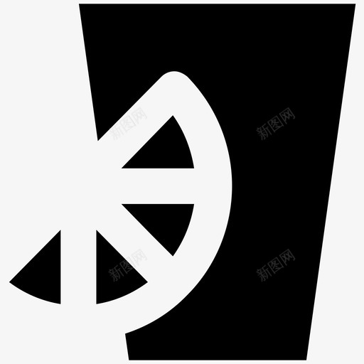 柠檬水酒店和餐厅大胆的固体图标svg_新图网 https://ixintu.com 柠檬水 酒店和餐厅大胆的固体图标