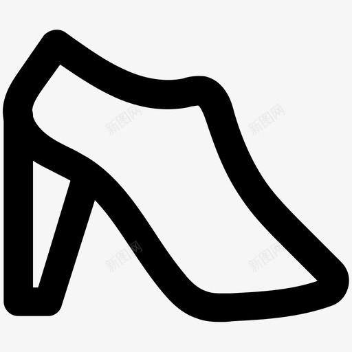 踝靴女鞋采购商图标svg_新图网 https://ixintu.com 动物 后跟鞋 女鞋 客户 时尚大胆的线图标 百万像素 蓝牙 踝靴 采购商 鞋时尚