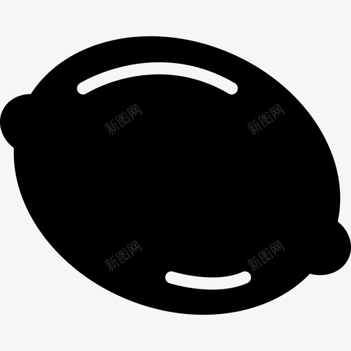 柠檬剪影与白色细节食物肖像图标svg_新图网 https://ixintu.com 柠檬剪影与白色细节 肖像 食物