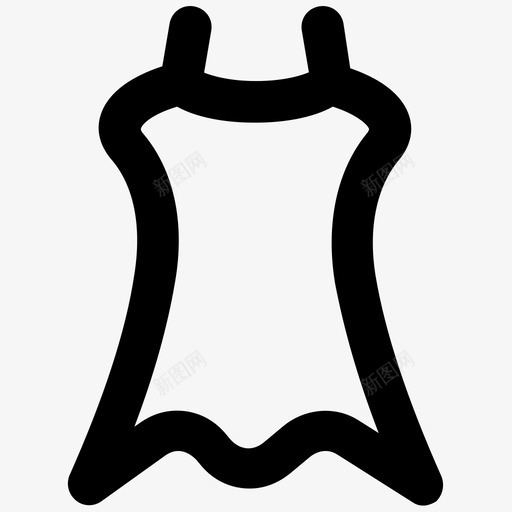 女装时尚大胆的线条图标svg_新图网 https://ixintu.com 女装 时尚大胆的线条图标