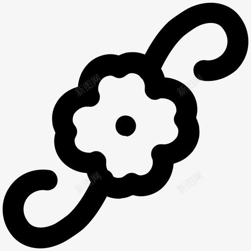 花朵自然大胆的线条图标svg_新图网 https://ixintu.com 自然大胆的线条图标 花朵