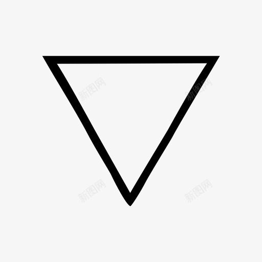 三角形下南形状图标svg_新图网 https://ixintu.com 三角形下 前进 南 圆锥 尖 形状 方向 白色 绘制集2平 绿色 金字塔