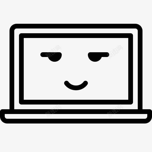 快乐笔记本增加图标svg_新图网 https://ixintu.com 增加 多愁善感 头像 快乐 烘干 电器 电子凝视 眩光 笑脸笔记本 笔记本 脸