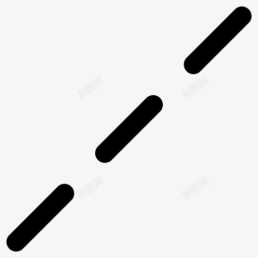 虚线拆分斜线图标svg_新图网 https://ixintu.com 交叉 分隔 剪切 字符串 拆分 斜线 虚线