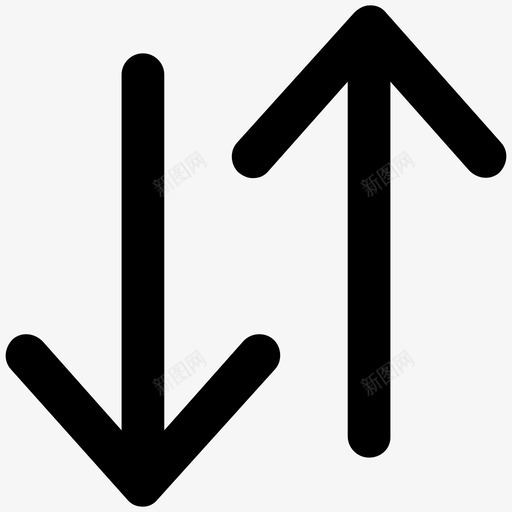 箭头指示云计算粗体线图标svg_新图网 https://ixintu.com 云计算粗体线图标 箭头指示