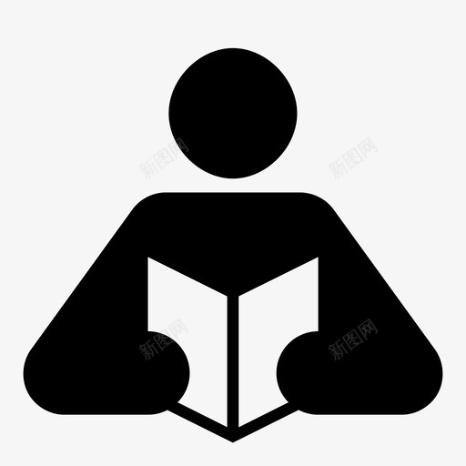 阅读开放maudlin图标svg_新图网 https://ixintu.com maudlin 书 器具 图书馆 增加 开放 电子公报 读者 阅读 随行