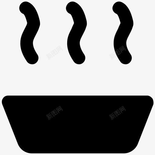 热的食物酒店和餐厅大胆的固体图标svg_新图网 https://ixintu.com 热的食物 酒店和餐厅大胆的固体图标