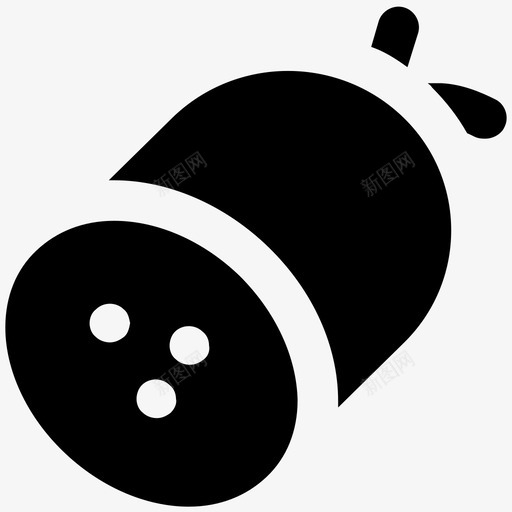 腿片食物大胆的固体图标svg_新图网 https://ixintu.com 腿片 食物大胆的固体图标