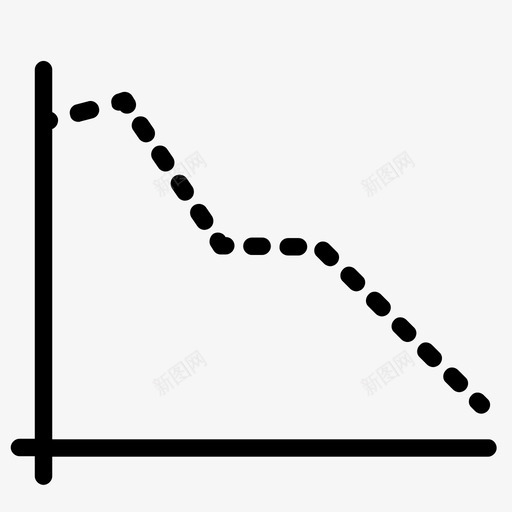经济危机衰退计量图标svg_新图网 https://ixintu.com 下降 减少 图表 失败 气候变化后果 经济 经济危机 统计 衰退 计量