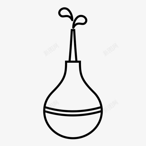 灌肠肠道清洁图标svg_新图网 https://ixintu.com 健康 医学 医学概要 清洁 灌肠 结肠 肠道