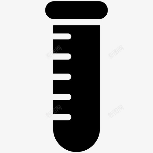 试管色带信息图标svg_新图网 https://ixintu.com 信息 存储 实验室测试 实验室设备 技术 科学技术酷矢量图标 科学设备 色带 视觉 试管