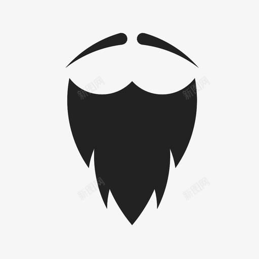 面部毛发胡须脸颊图标svg_新图网 https://ixintu.com 下巴 修剪 胡子 胡须 脸颊 面部毛发
