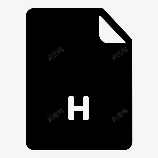 h文件程序代码页面图标svg_新图网 https://ixintu.com 200个文件扩展名 h文件 声明 布局 扩展名 标题 格式 程序代码 页面