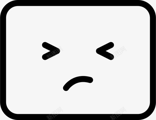 惊奇化身表情图标svg_新图网 https://ixintu.com 化身 思考 惊奇 痛苦 皱眉 笑脸 脸 表情 闭上眼睛