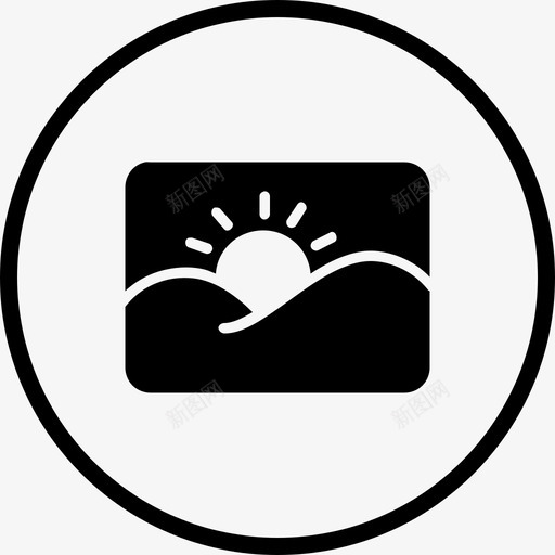 画廊升起光线图标svg_新图网 https://ixintu.com gallery 光线 升起 图像和视频 图片 太阳 山 早晨 照片 画廊 相册 风景
