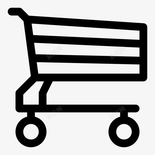 购物车商店推图标svg_新图网 https://ixintu.com 儿童 商店 市场 拉 推 杂货店 购物车 重型 马车