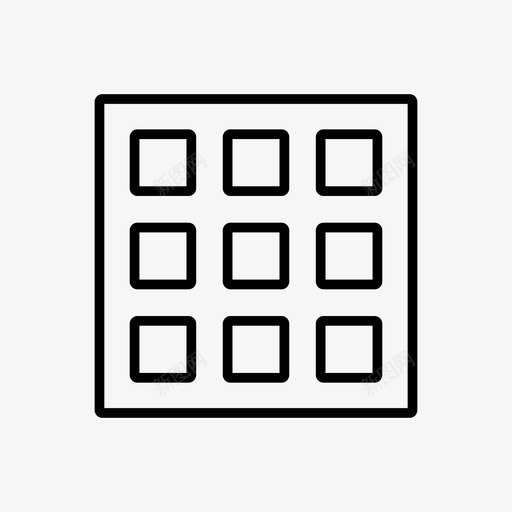 网格显示数据投影工具图标svg_新图网 https://ixintu.com 切换 图表 工具 数据投影 界面 简单布局 组织 网格 网格显示 软件工具